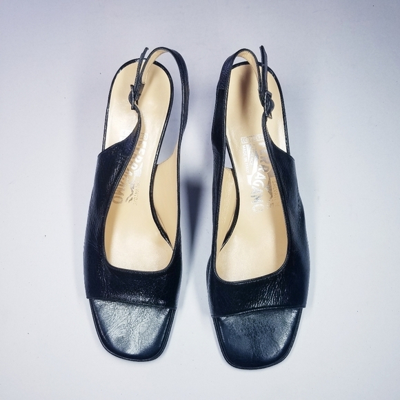 🌸 Salvatore Ferragamo|Peep Toe patent leather - Picture 8 of 12